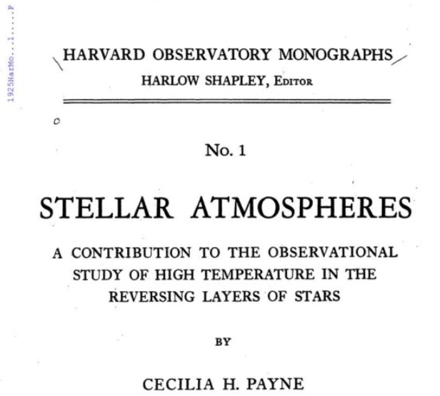 Cecilia Payne: la más brillante tesis doctoral escrita nunca en astronomía